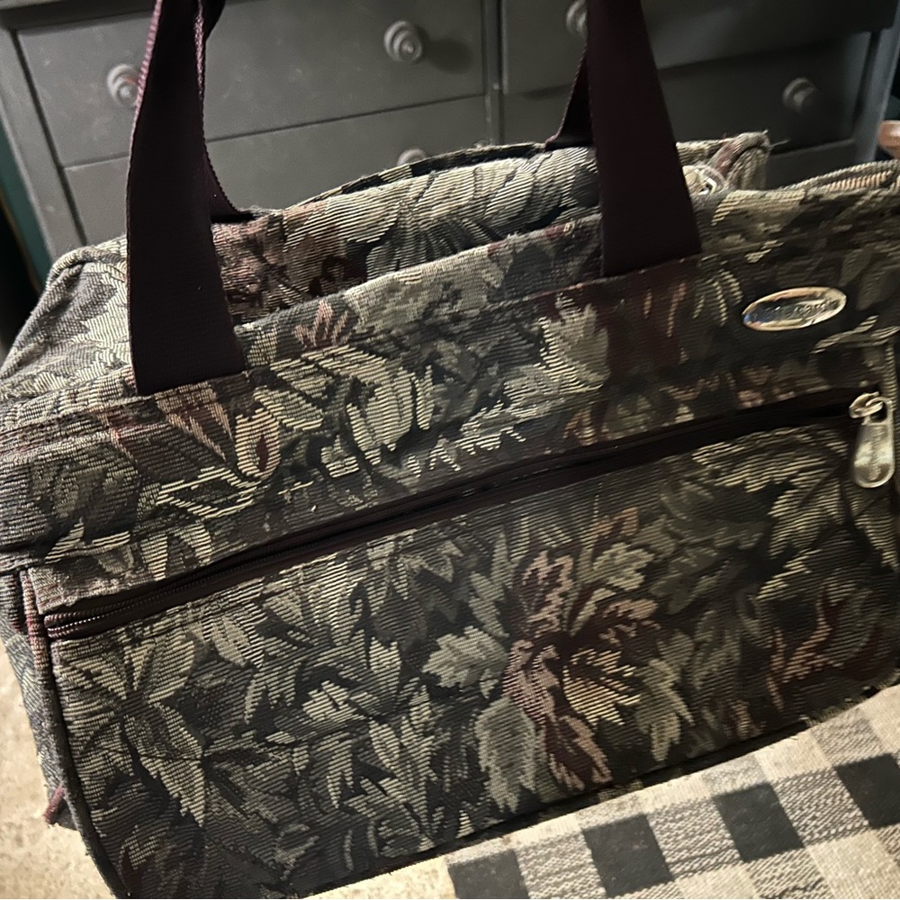 Pierre Cardin Vintage Floral Travel Bag